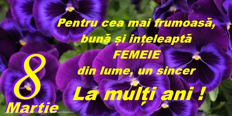 8 Martie Fericit!