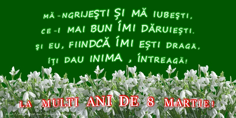 Felicitari de 8 Martie - 8 Martie Fericit! - mesajeurarifelicitari.com