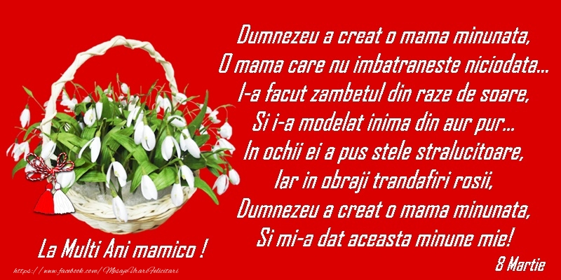 Felicitari de 8 Martie - 8 Martie Fericit! - mesajeurarifelicitari.com