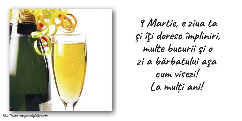 9 Martie La mulți ani!