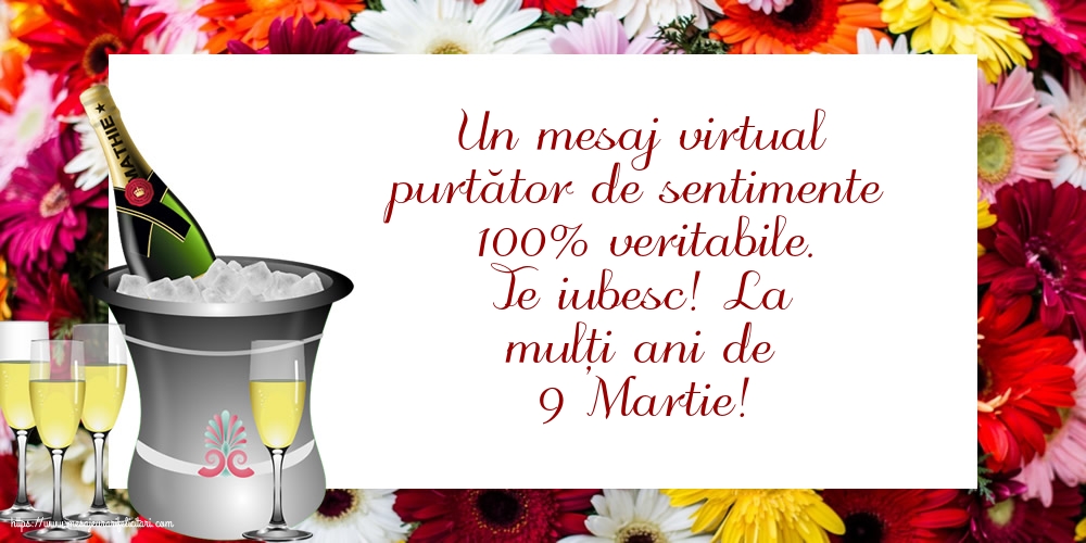 Te iubesc! La mulți ani de 9 Martie!