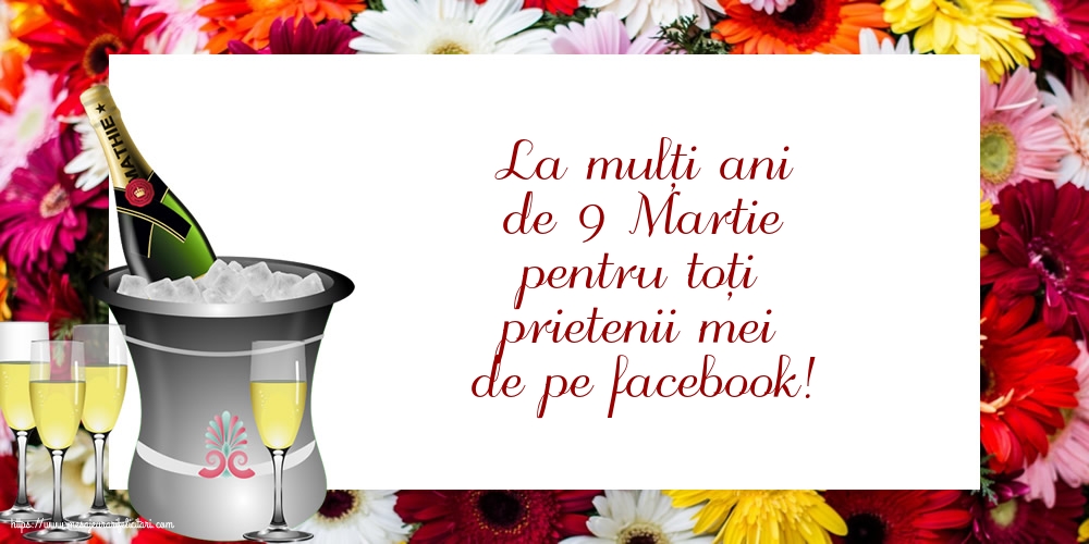 La mulți ani de 9 Martie pentru toți prietenii mei de pe facebook!