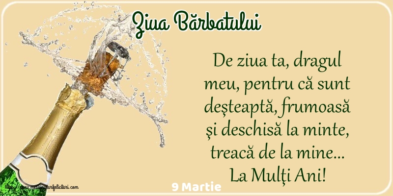 9 Martie 9 Martie - Ziua Bărbatului