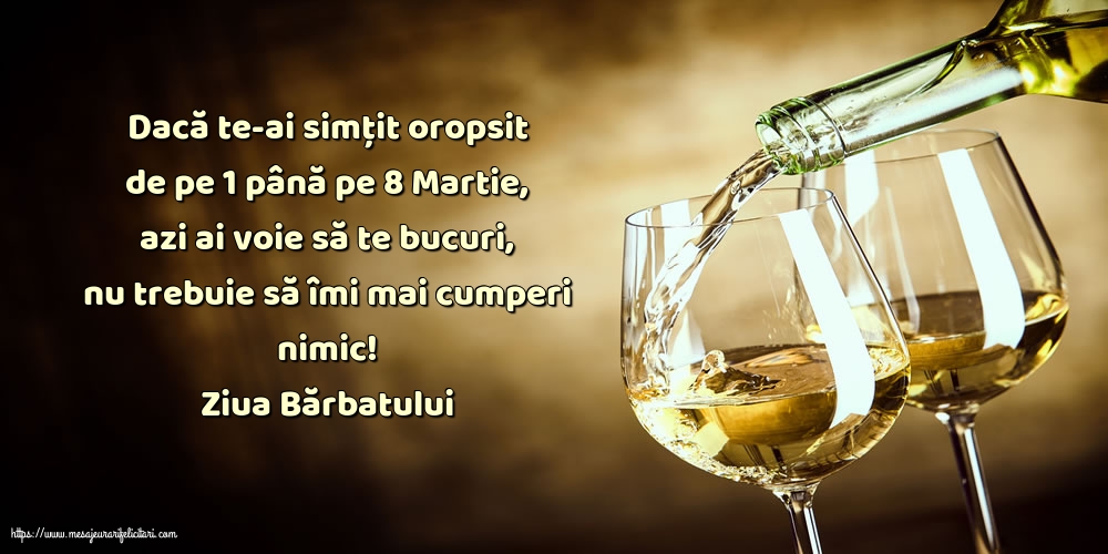 9 Martie - Ziua Bărbatului