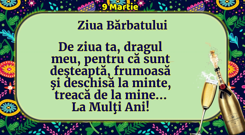 9 Martie - Ziua Bărbatului