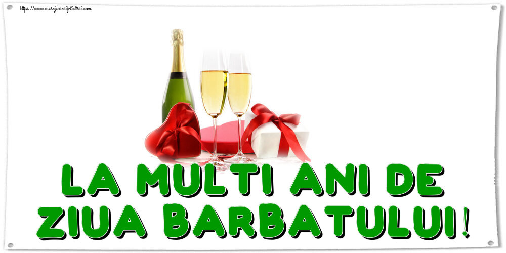 Felicitari de 9 Martie - La multi ani de Ziua Barbatului! ~ șampanie și cadouri - mesajeurarifelicitari.com