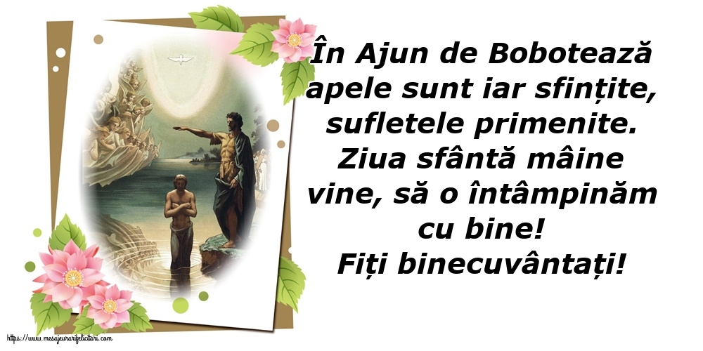Fiți binecuvântați!