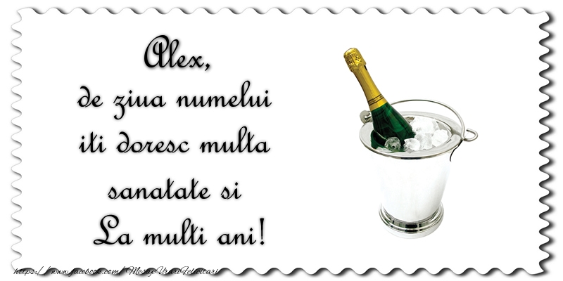 Felicitari de Sfantul Alexandru - Alex de ziua numelui iti doresc multa sanatate si La multi ani! - mesajeurarifelicitari.com