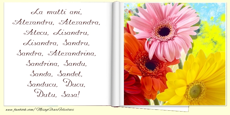 Felicitari de Sfantul Alexandru - La multi ani! - mesajeurarifelicitari.com