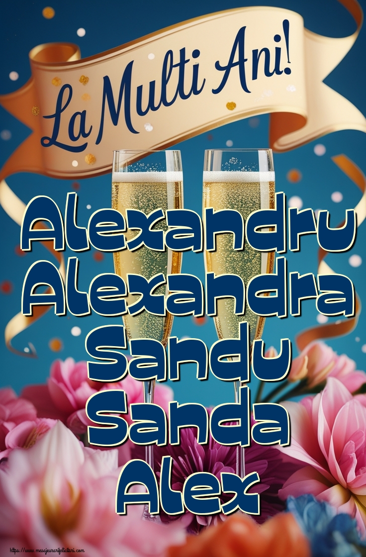 Alexandru Alexandra Sandu Sanda Alex