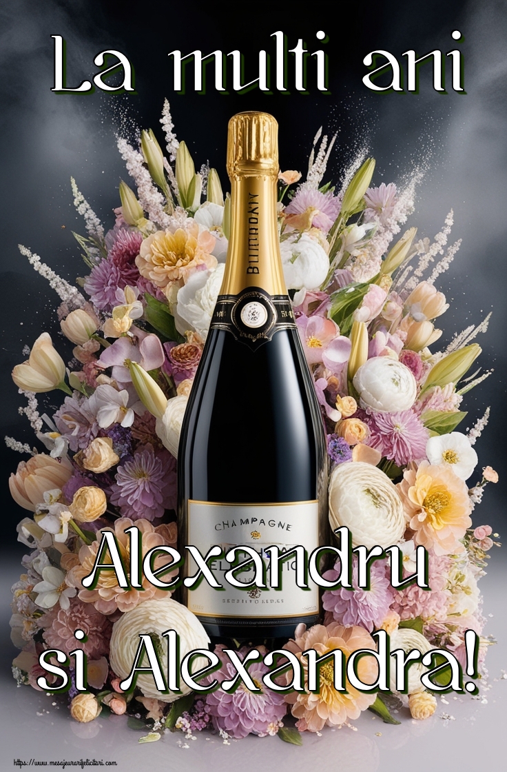 La multi ani Alexandru si Alexandra!