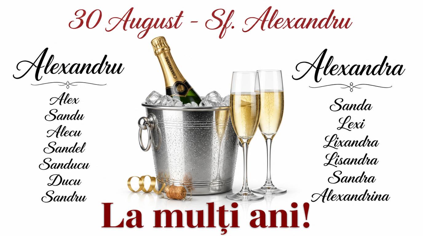 30 August - La multi ani pentru toti cei ce poarta numele Sf. Alexandru!