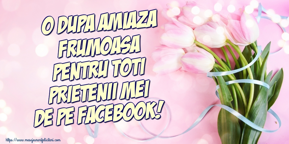 Amiaza - O dupa amiaza frumoasa pentru toti prietenii mei de pe facebook!
