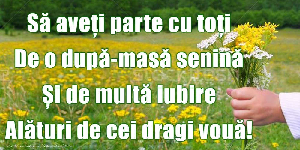 Felicitari de Amiaza - O după-amiază plăcută! - mesajeurarifelicitari.com