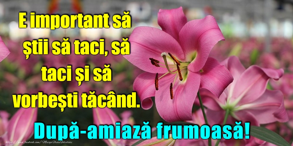 Felicitari de Amiaza - O după-amiază plăcută! - mesajeurarifelicitari.com