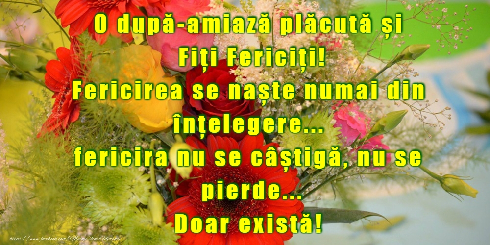 Felicitari de Amiaza - O după-amiază plăcută! - mesajeurarifelicitari.com