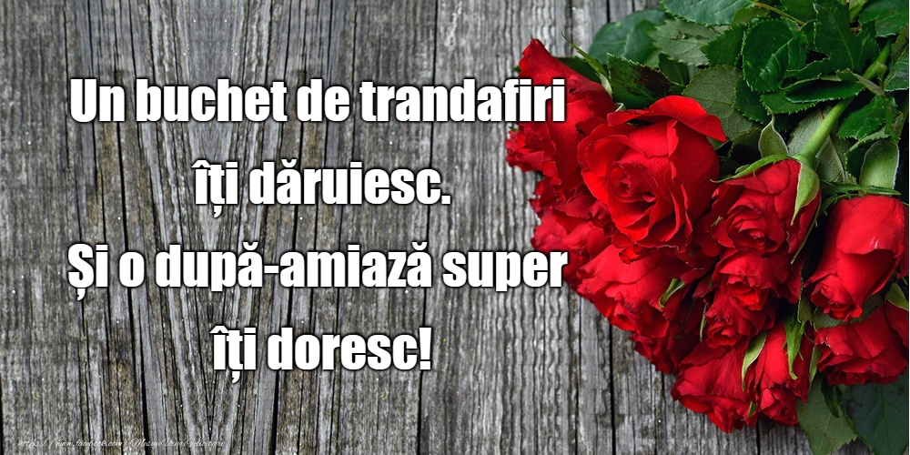 O după-amiază plăcută!