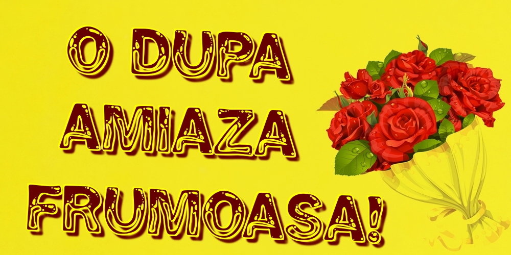 O dupa amiaza frumoasa!