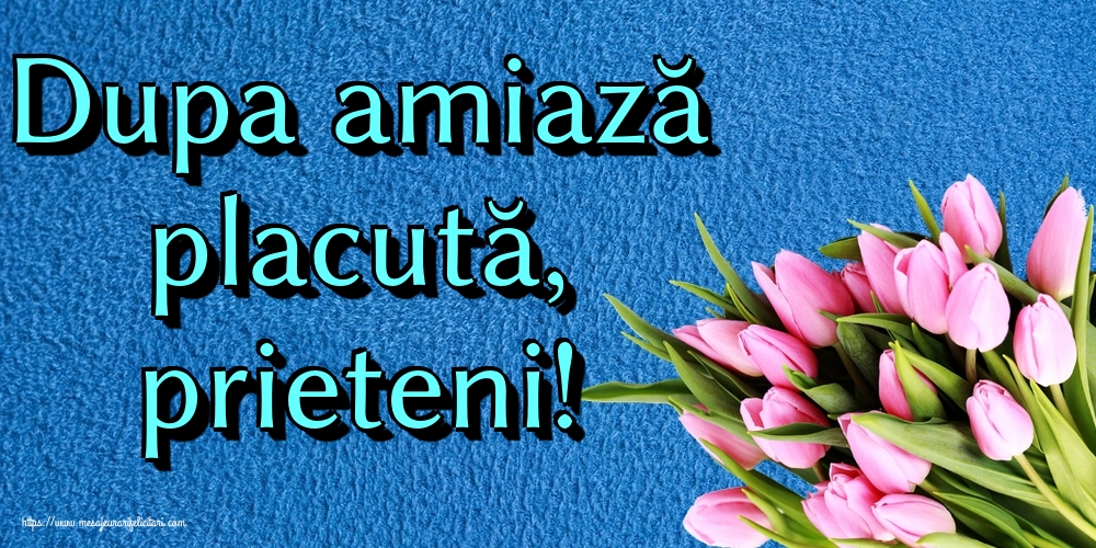 Felicitari de Amiaza - Dupa amiază placută, prieteni! - mesajeurarifelicitari.com