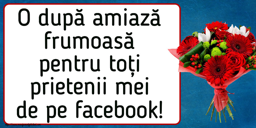 Amiaza O după amiază frumoasă pentru toți prietenii mei de pe facebook! ~ buchet cu gerbere