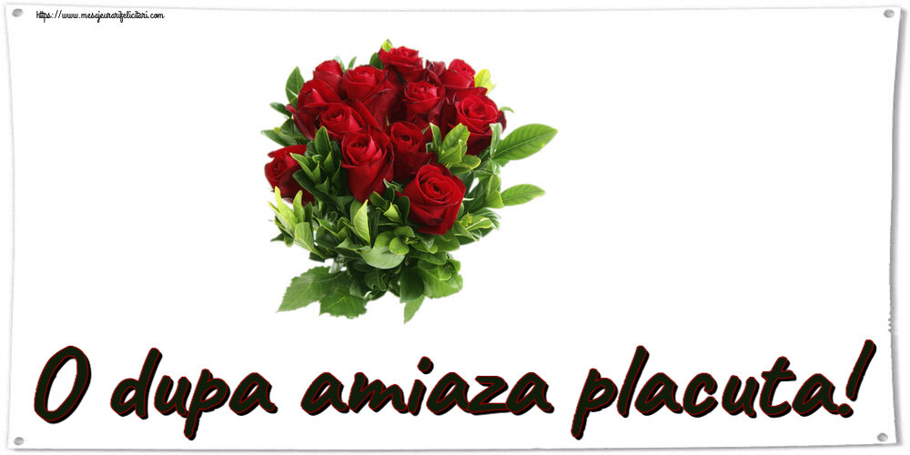 Amiaza O dupa amiaza placuta! ~ trandafiri roșii
