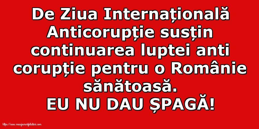 EU NU DAU ȘPAGĂ!