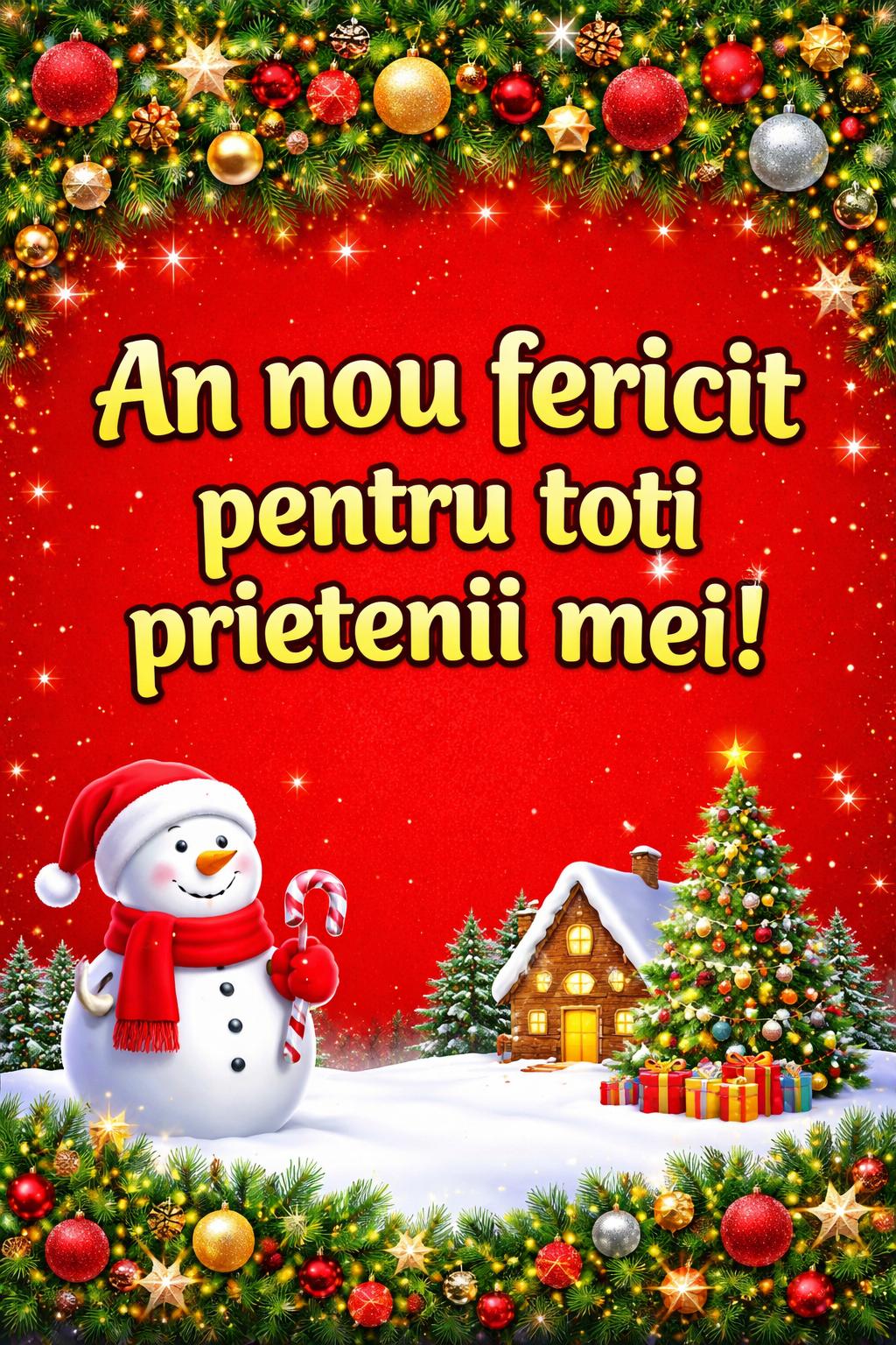 Sărbători fericite și un An Nou de poveste! La mulți ani!