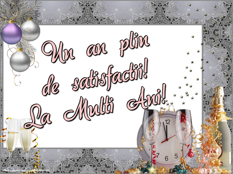 Un an plin de satisfactii! La Multi Ani!