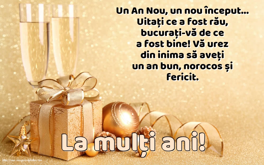 La mulți ani!
