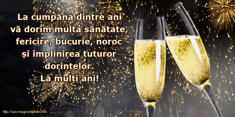 La mulți ani!