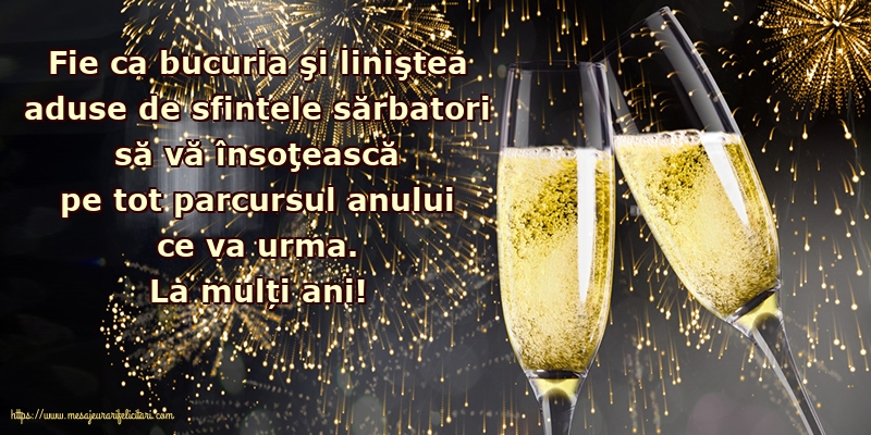 Anul Nou La mulți ani!