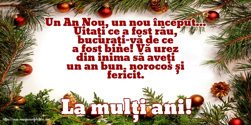 La mulți ani!