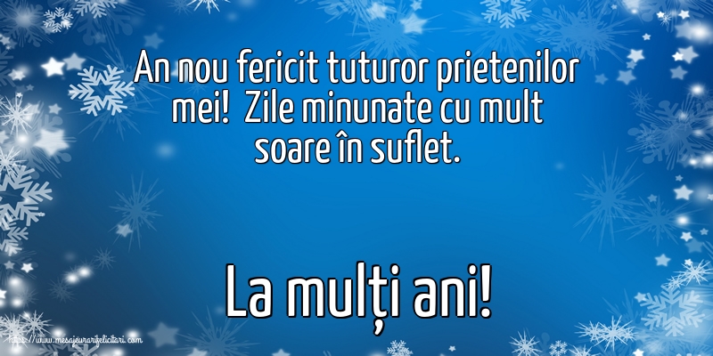 La mulți ani!