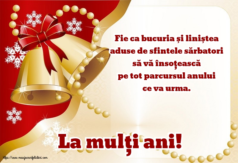 La mulți ani!