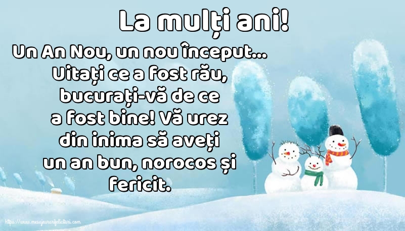 La mulți ani!