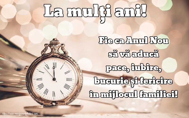 La mulți ani!