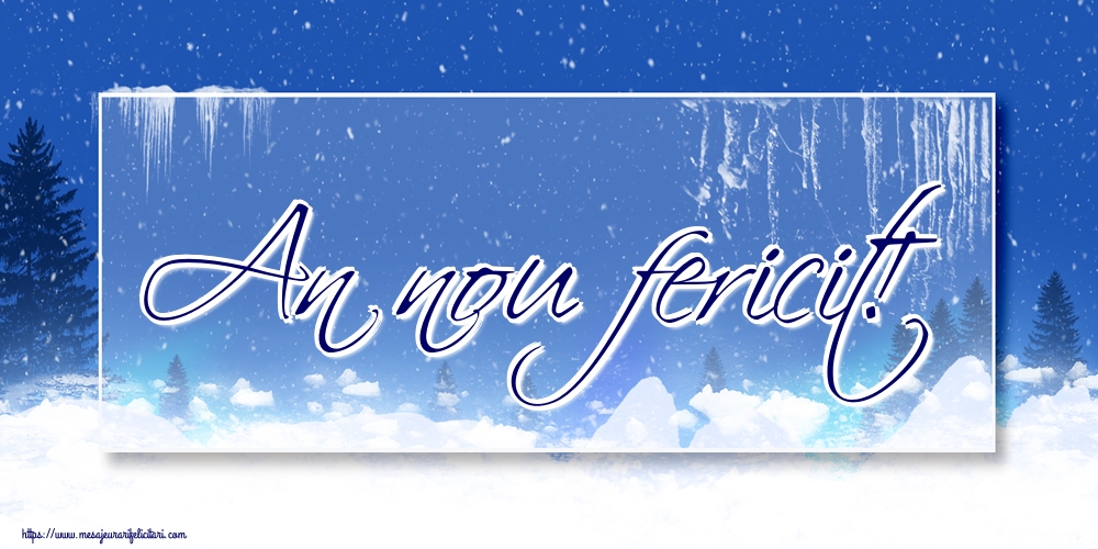 An nou fericit!