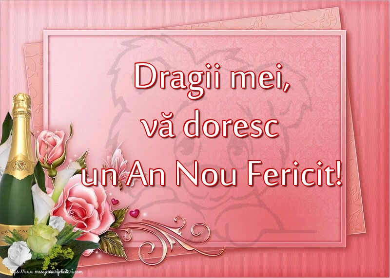 Dragii mei, vă doresc un An Nou Fericit!