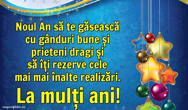 La mulți ani!