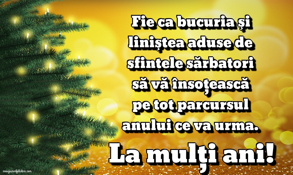 La mulți ani!