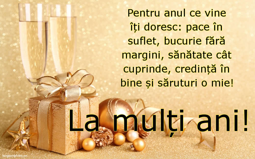 La mulți ani!