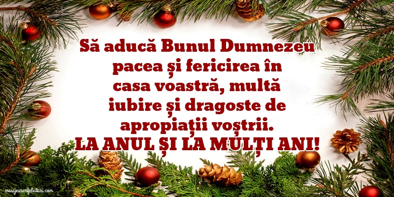 LA ANUL ȘI LA MULȚI ANI!