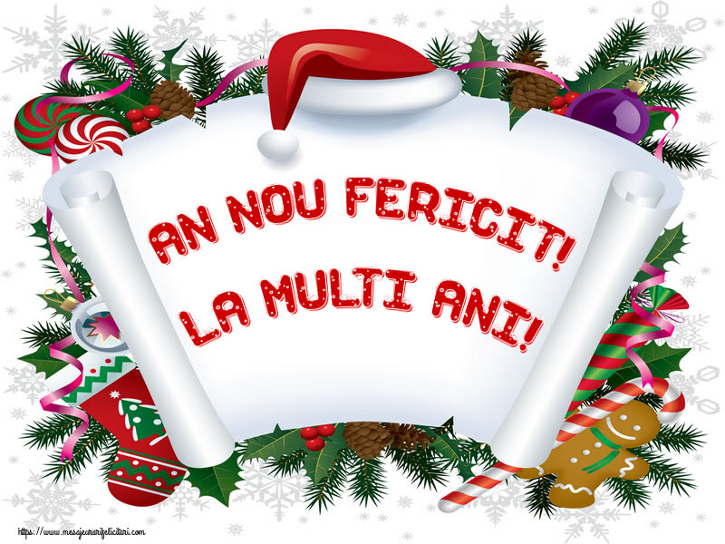 An Nou Fericit! La multi ani!