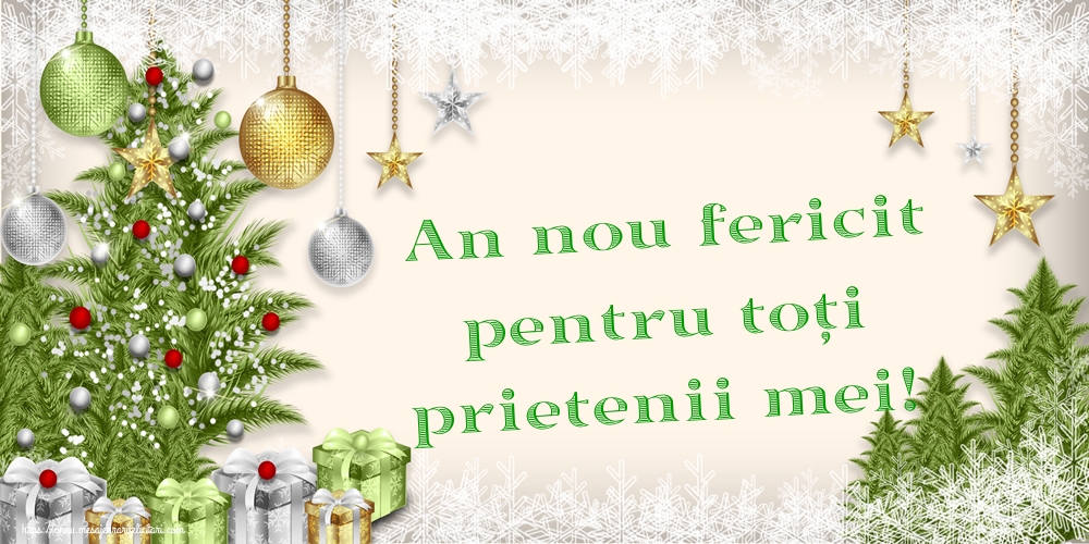 An nou fericit pentru toți prietenii mei!