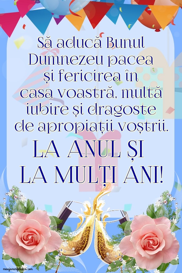 LA ANUL ȘI LA MULȚI ANI!