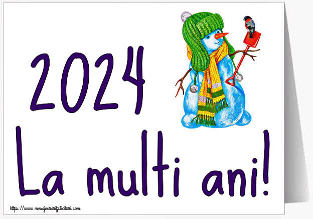 Felicitari de Anul Nou - 2024 La multi ani! - mesajeurarifelicitari.com