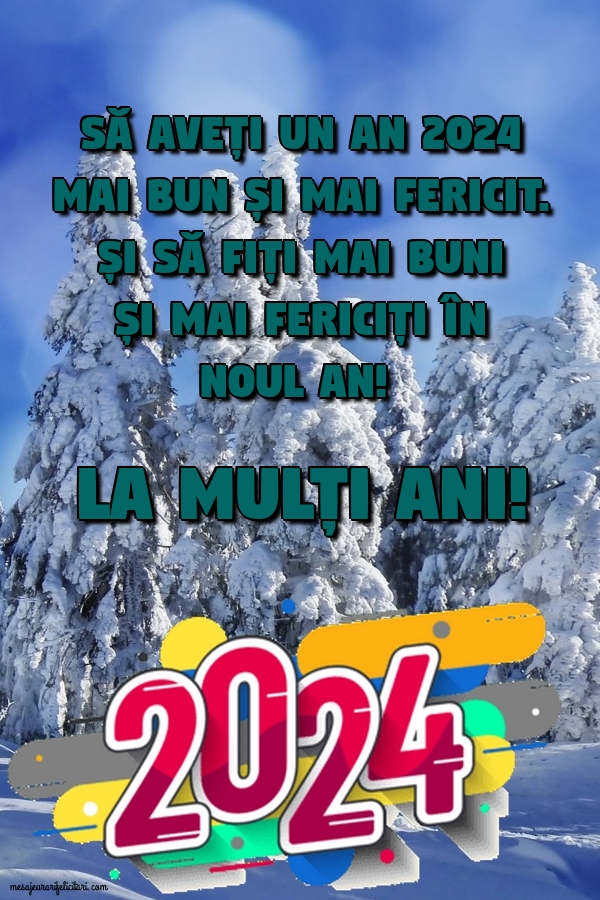 Felicitari de Anul Nou - LA MULȚI ANI 2024! - mesajeurarifelicitari.com