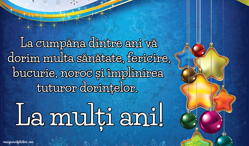 La mulți ani!
