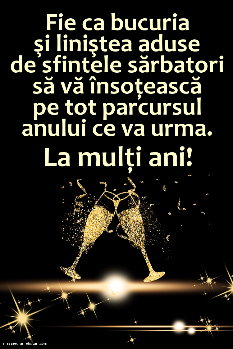 La mulți ani!