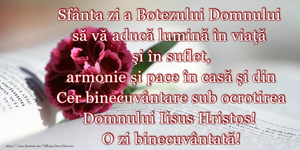 6 Ianuarie - Bobotează